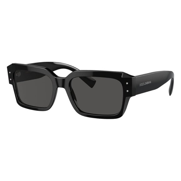 New Dolce & Gabbana Black Square DG4460 501/87 Sunglasses Women - Picture 1 of 6